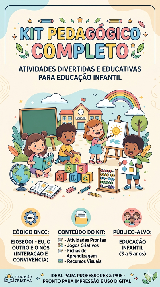 Exemplo ampliado de capa de produto pedagógico